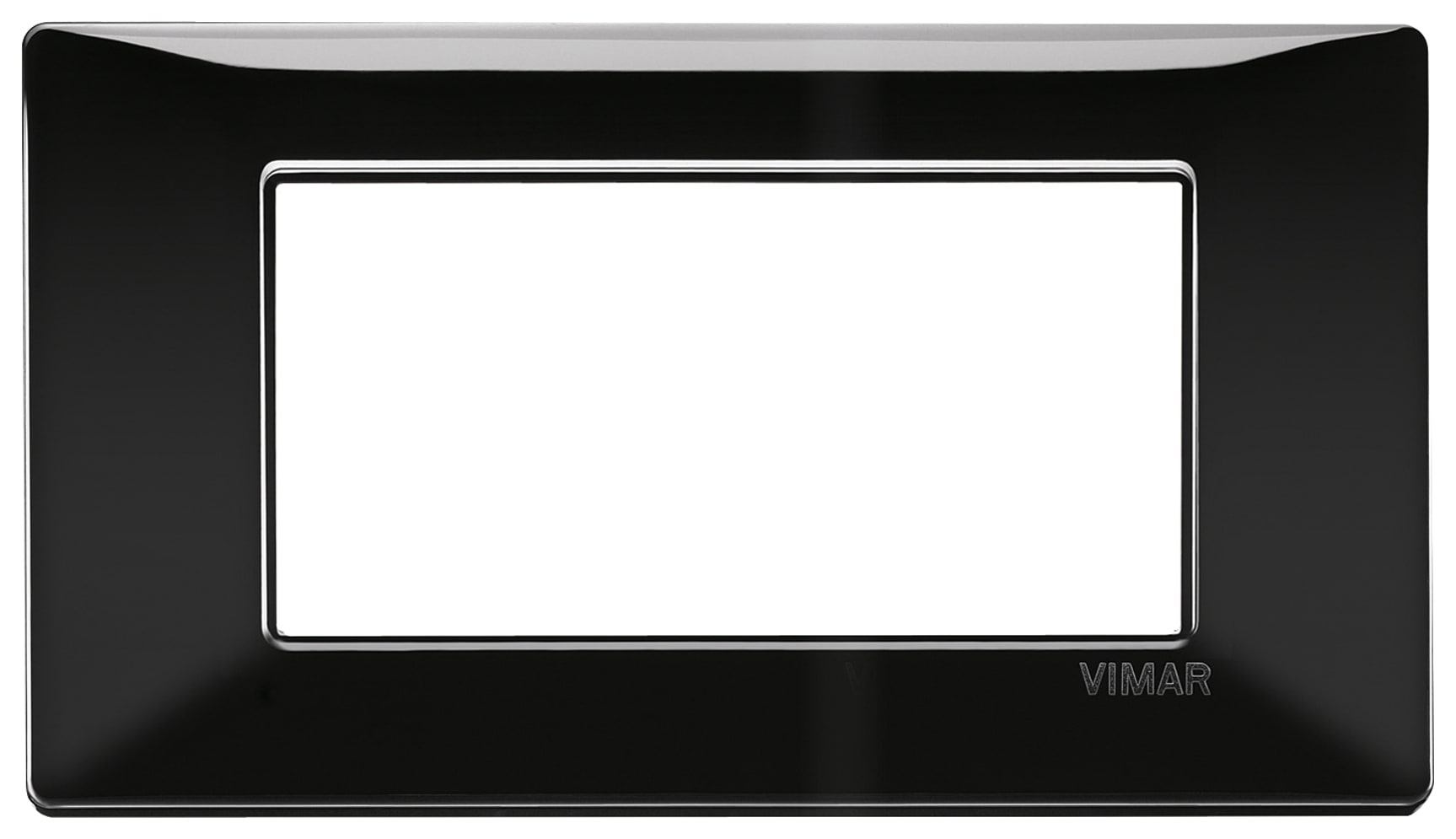 VIMAR SPA - VIW14654.05 PLACCA 4M NERO