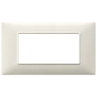 VIMAR SPA - VIW14654.06 PLACCA 4M BIANCO GRANITO