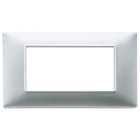 VIMAR SPA - VIW14654.20 PLACCA 4M ARGENTO OPACO