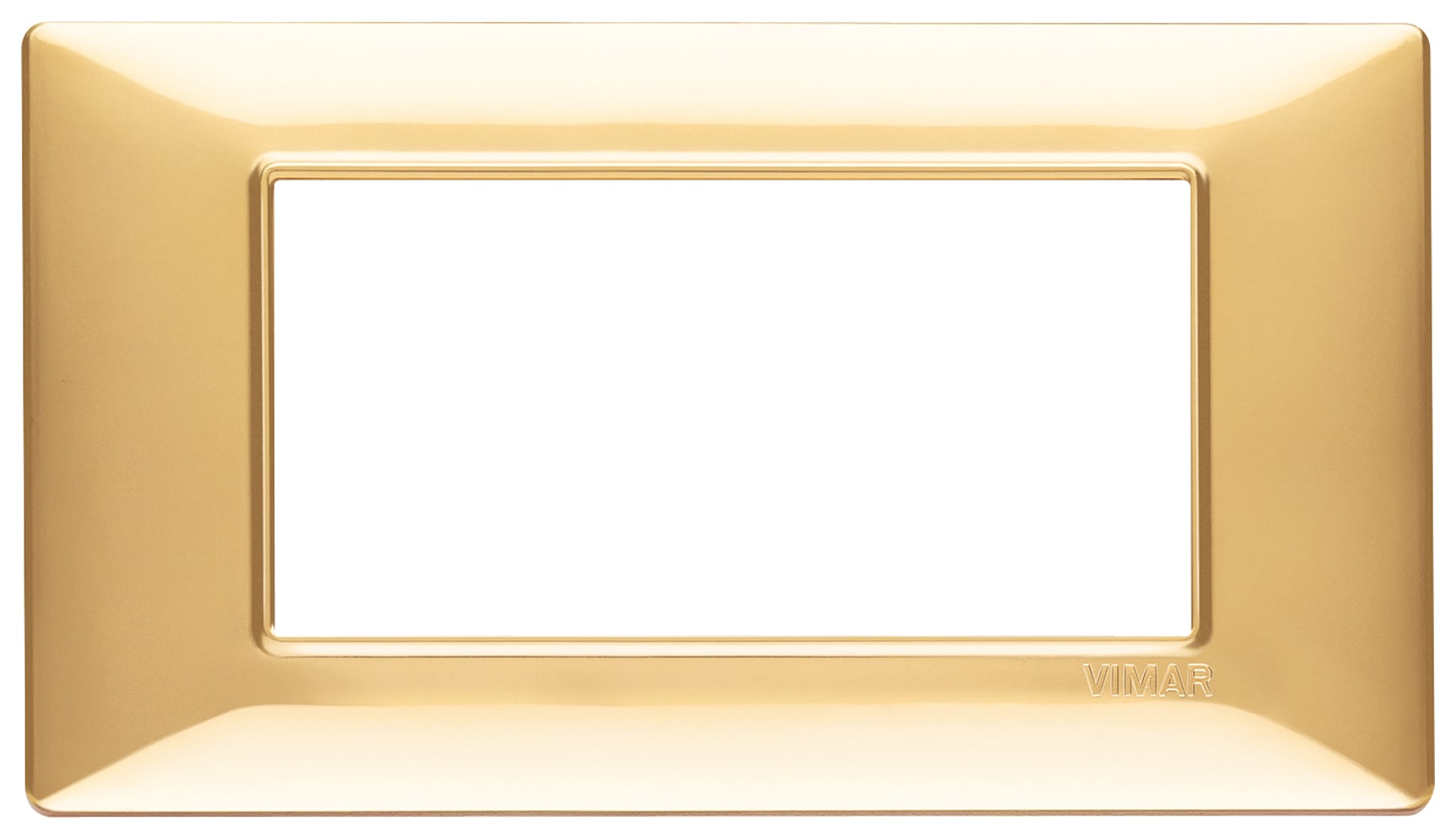VIMAR SPA - VIW14654.24 PLACCA 4M ORO LUCIDO