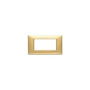 VIMAR SPA - VIW14654.25 Placca 4M oro opaco