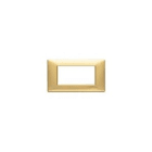 VIMAR SPA - VIW14654.25 Placca 4M oro opaco