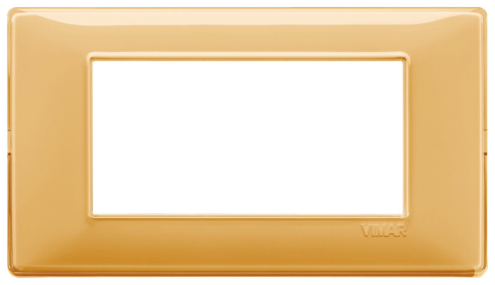 VIMAR SPA - VIW14654.43 Placca 4M Reflex ambra