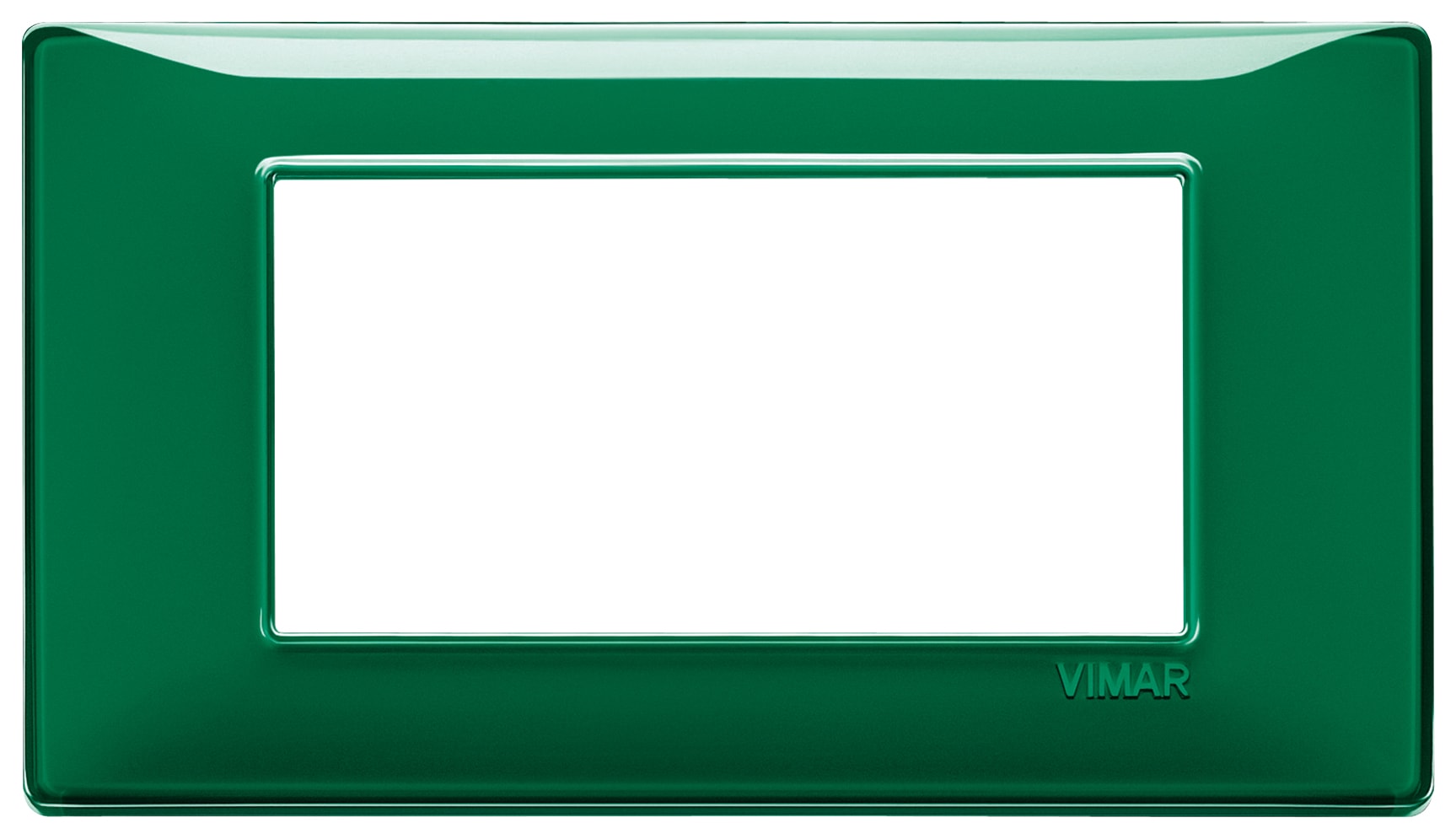 VIMAR SPA - VIW14654.47 PLACCA 4M REFLEX SMERALDO
