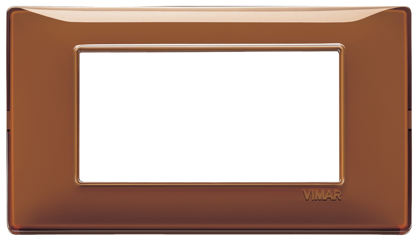 VIMAR SPA - VIW14654.49 Placca 4M Reflex tabacco