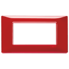 VIMAR SPA - VIW14654.51 PLACCA 4M REFLEX RUBINO