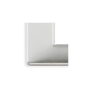 VIMAR SPA - VIW14654.81 Placca 4M alluminio spazzolato