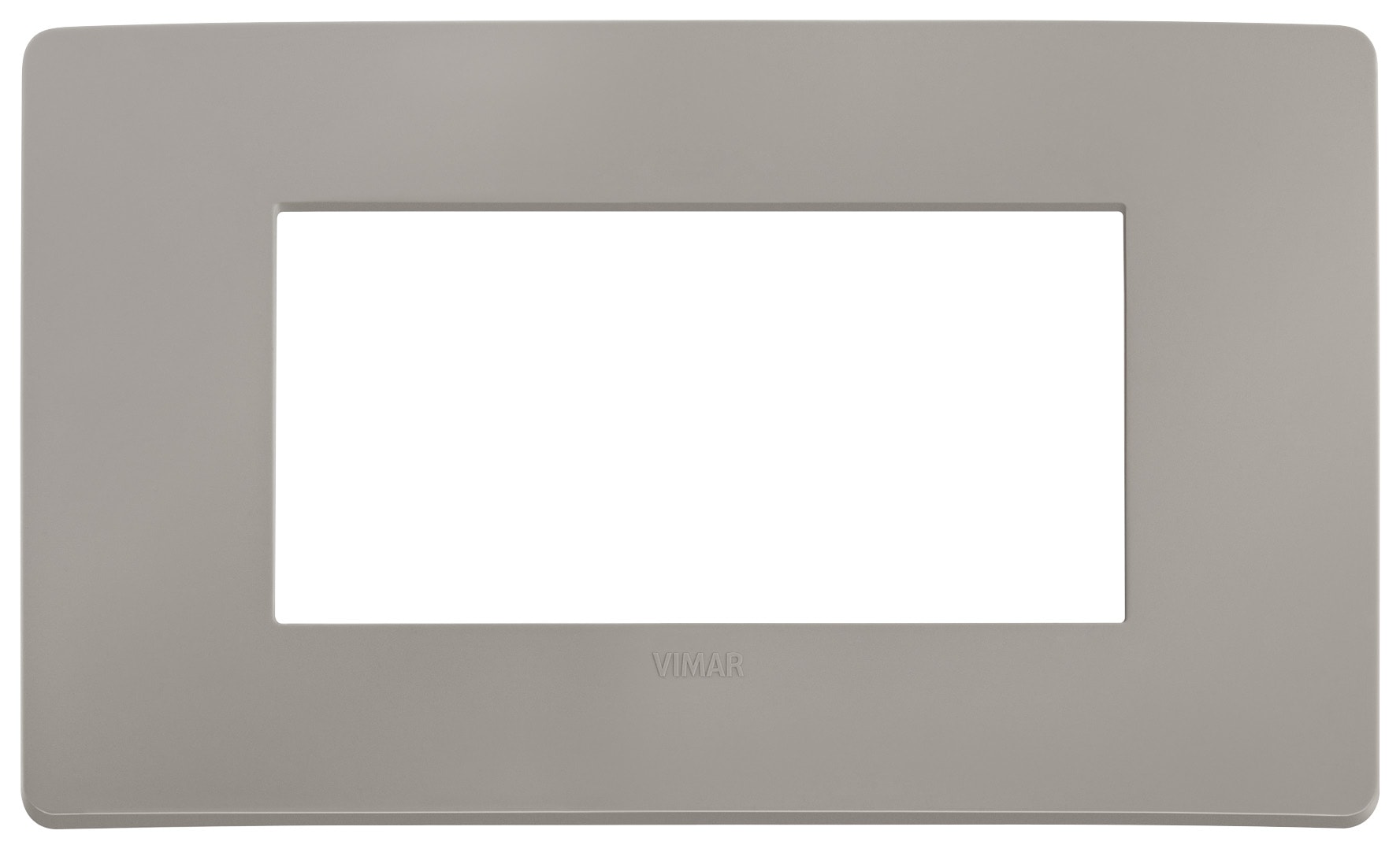 VIMAR SPA - VIW14654U.14 PLACCA PLANA UP 4M GRIGIO CEMENTO MATT