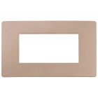VIMAR SPA - VIW14654U.18 PLACCA PLANA UP 4M TERRACOTTA MATT