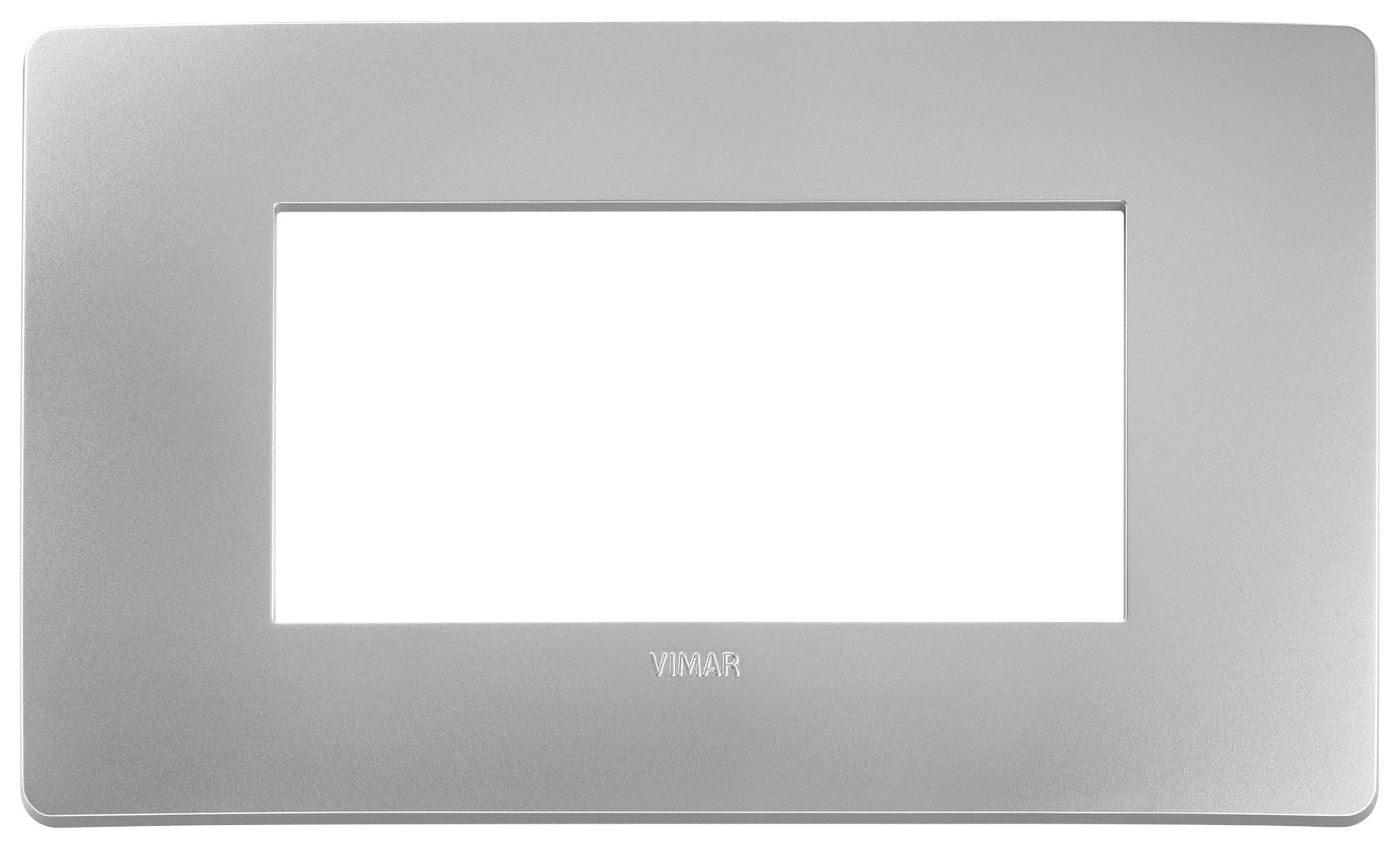 VIMAR SPA - VIW14654U.32 PLACCA PLANA UP 4M ARGENTO