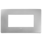 VIMAR SPA - VIW14654U.32 PLACCA PLANA UP 4M ARGENTO