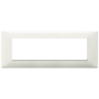 VIMAR SPA - VIW14657.02 PLACCA 7M AVORIO
