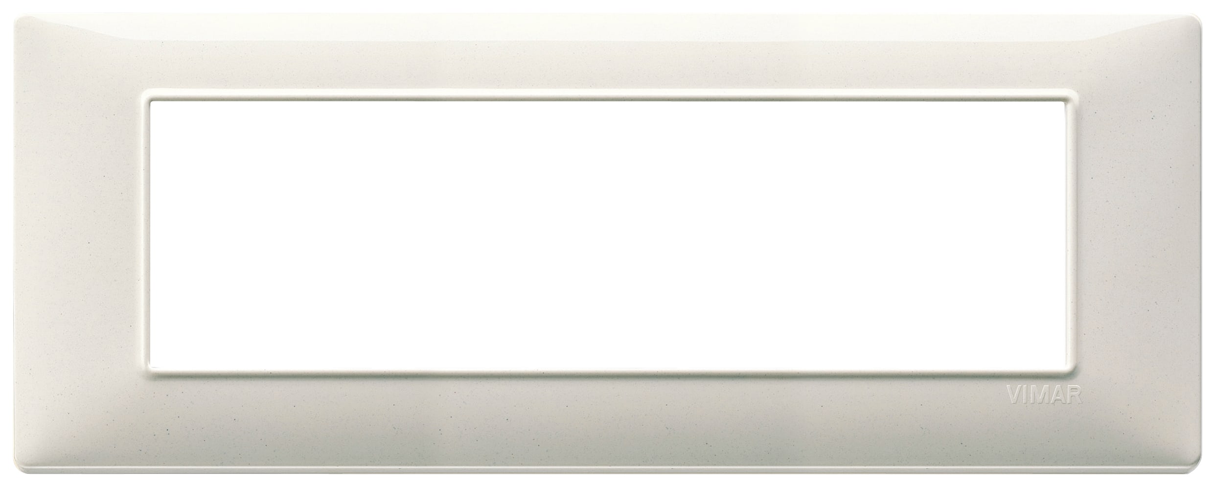 VIMAR SPA - VIW14657.06 PLACCA 7M BIANCO GRANITO