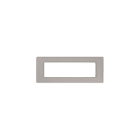 VIMAR SPA - VIW14657.21 Placca 7M nichel opaco
