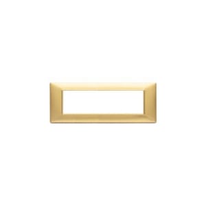 VIMAR SPA - VIW14657.25 Placca 7M oro opaco