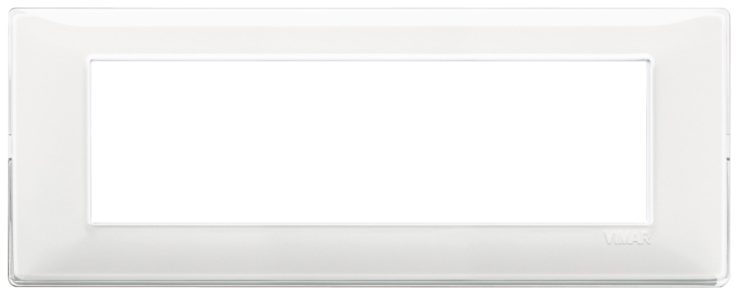 VIMAR SPA - VIW14657.41 Placca 7M Reflex neve