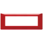 VIMAR SPA - VIW14657.51 PLACCA 7M REFLEX RUBINO