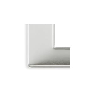VIMAR SPA - VIW14657.81 Placca 7M alluminio spazzolato