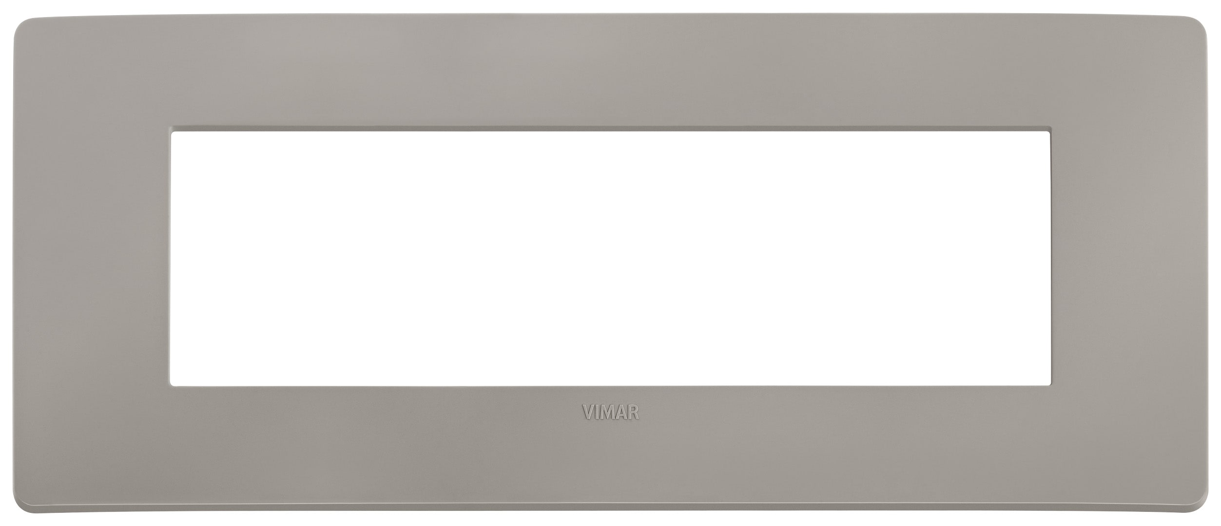 VIMAR SPA - VIW14657U.14 PLACCA PLANA UP 7M GRIGIO CEMENTO MATT