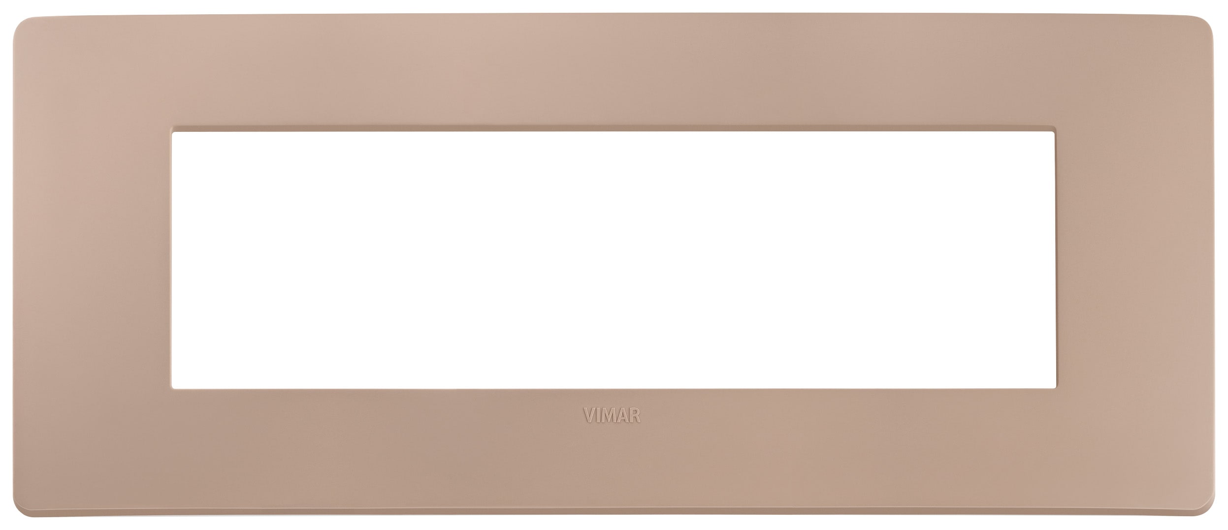 VIMAR SPA - VIW14657U.18 PLACCA PLANA UP 7M TERRACOTTA MATT