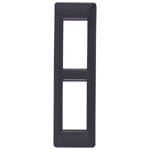 VIMAR SPA - VIW14667.05 Placca 2M pannelli nero
