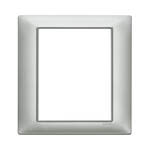 VIMAR SPA - VIW14668.20 PLACCA 8M ARGENTO OPACO