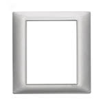 VIMAR SPA - VIW14668.71 PLACCA 8M SILVER
