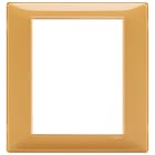 VIMAR SPA - VIW14668.43 Placca 8M Reflex ambra