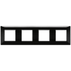 VIMAR SPA - VIW14669.05 Placca 8M (2+2+2+2) int71 nero