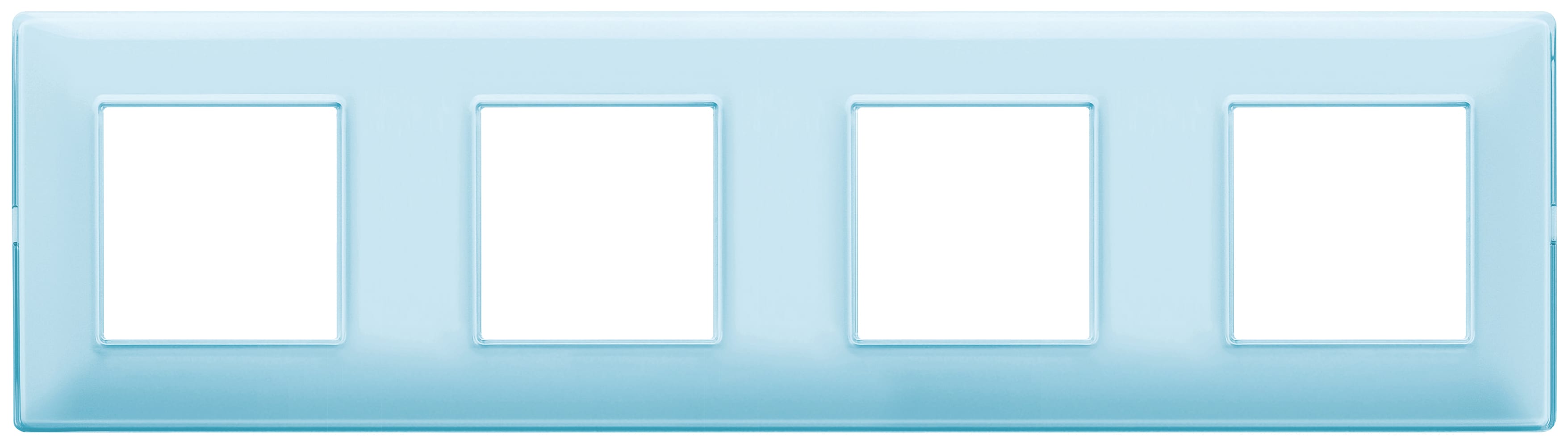 VIMAR SPA - VIW14669.45 PLACCA 8M (2+2+2+2) INT71 REFLEX ACQUA