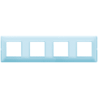 VIMAR SPA - VIW14669.45 PLACCA 8M (2+2+2+2) INT71 REFLEX ACQUA