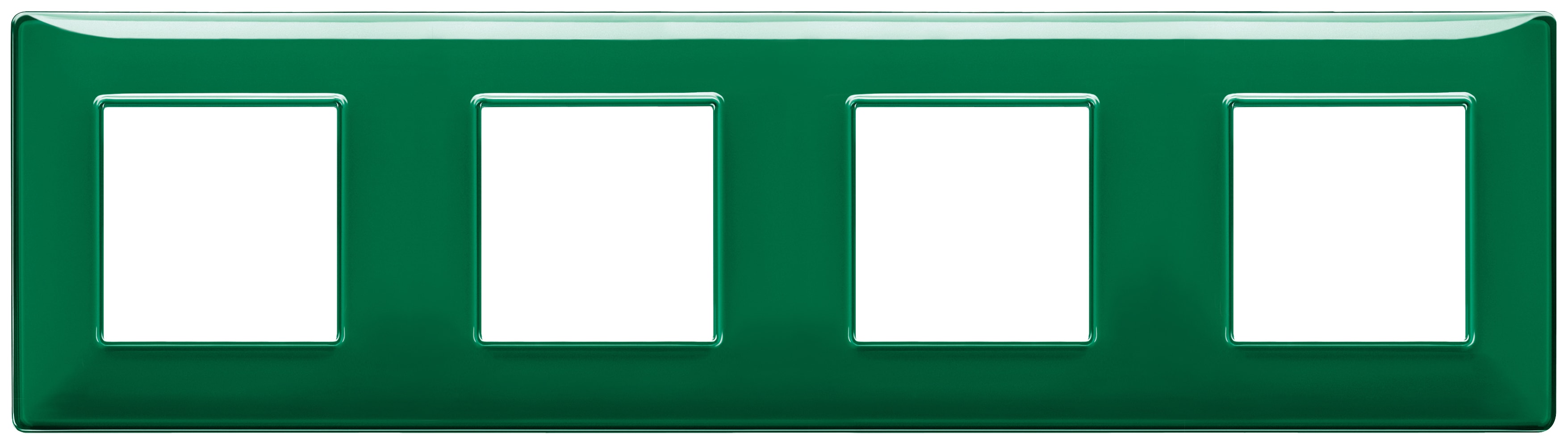 VIMAR SPA - VIW14669.47 Placca 8M (2+2+2+2)int71 Reflex smeraldo