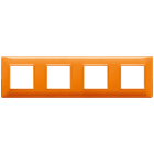 VIMAR SPA - VIW14669.48 PLACCA 8M (2+2+2+2) INT71 REFLEX ARANCIO