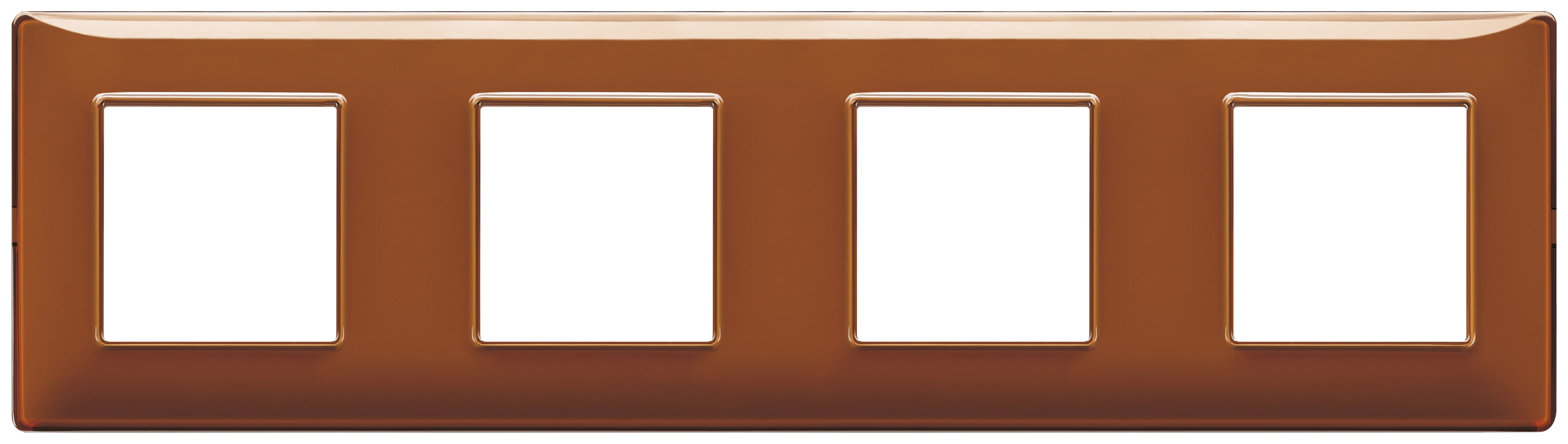 VIMAR SPA - VIW14669.49 PLACCA 8M (2+2+2+2) INT71 REFLEX TABACCO