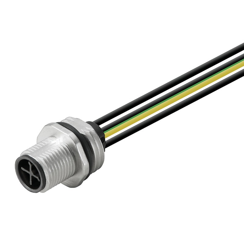 WEIDMULLER - WEI1460320000 SAIE-M12S-3+PE-S-0.5U-M16