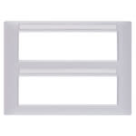 VIMAR SPA - VIW14690.20 PLACCA 14M ARGENTO OPACO