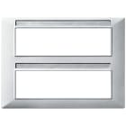 VIMAR SPA - VIW14690.20 PLACCA 14M ARGENTO OPACO