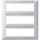 VIMAR SPA - VIW14691.20 PLACCA 21M ARGENTO OPACO