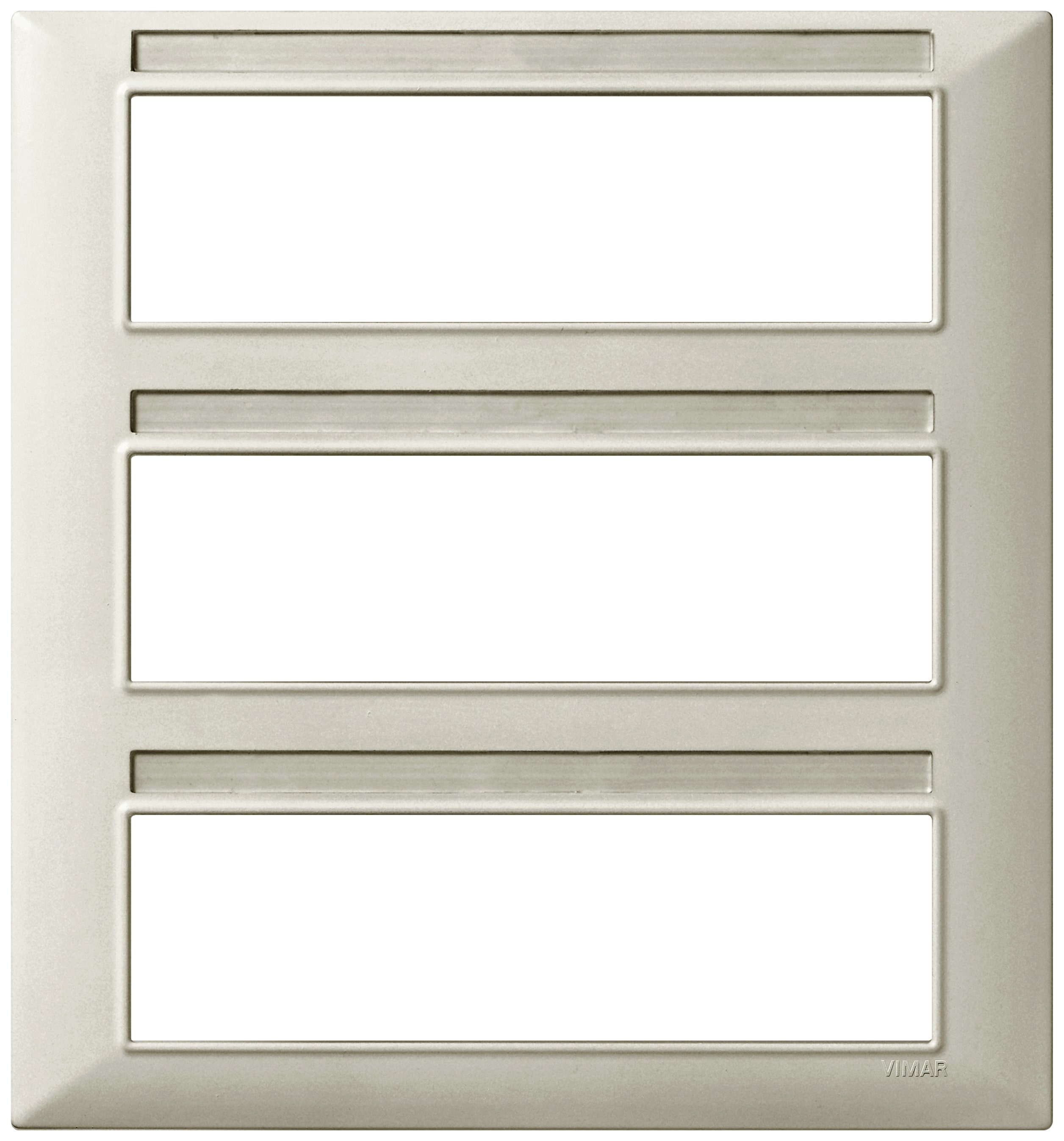 VIMAR SPA - VIW14691.21 PLACCA 21M NICHEL OPACO