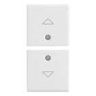 VIMAR SPA - VIW14751.2 Due mezzi tasti 1M simboli frecce bianco