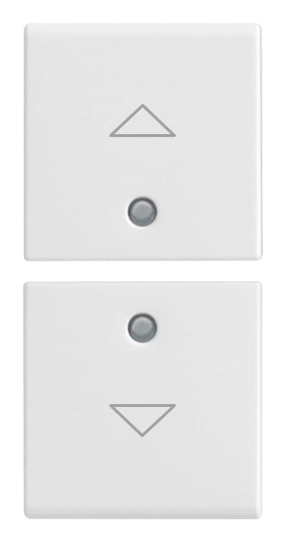 VIMAR SPA - VIW14751.2 DUE MEZZI TASTI 1M SIMBOLI FRECCE BIANCO