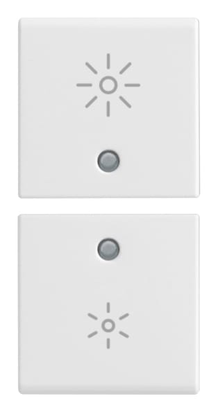 VIMAR SPA - VIW14751.3 DUE MEZZI TASTI 1M DIMMER BIANCO