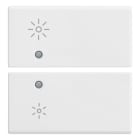 VIMAR SPA - VIW14752.3 DUE MEZZI TASTI 2M DIMMER BIANCO