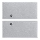 VIMAR SPA - VIW14752.SL Due mezzi tasti 2M neutro pers. Silver