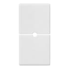 VIMAR SPA - VIW14755 Due mezzi tasti 1M neutro pers. bianco