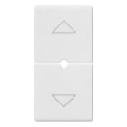 VIMAR SPA - VIW14755.2 DUE MEZZI TASTI 1M SIMBOLI FRECCE BIANCO
