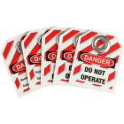 BRADY ITALIA - MOD148824 MINI SAFETY LOCK OUT TAGS 25-ETICHETTA