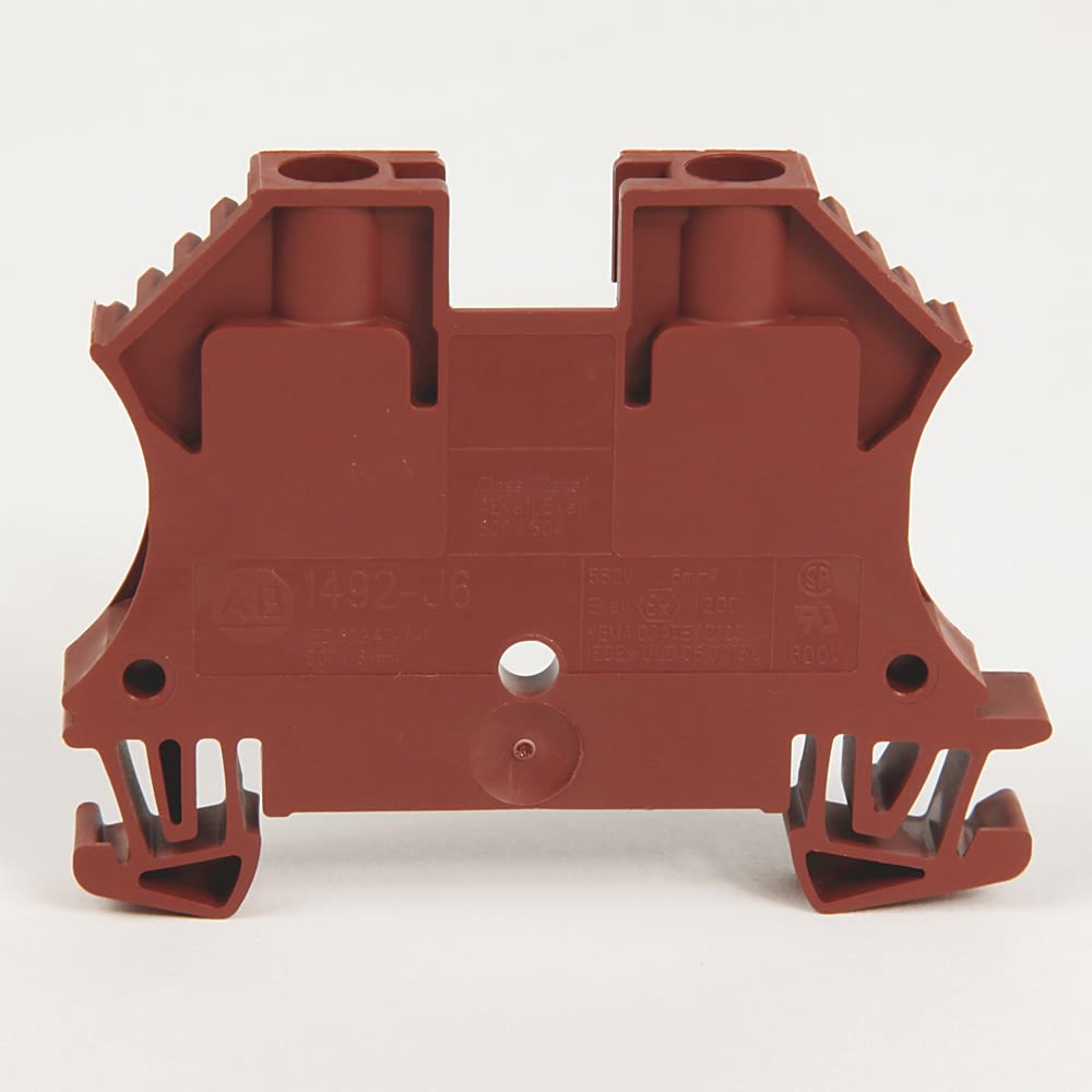 ROCKWELL AUTOMATION - RCK1492-J6-B 6 SQUARE MM FEED-THROUGH TERMINAL BLOCK