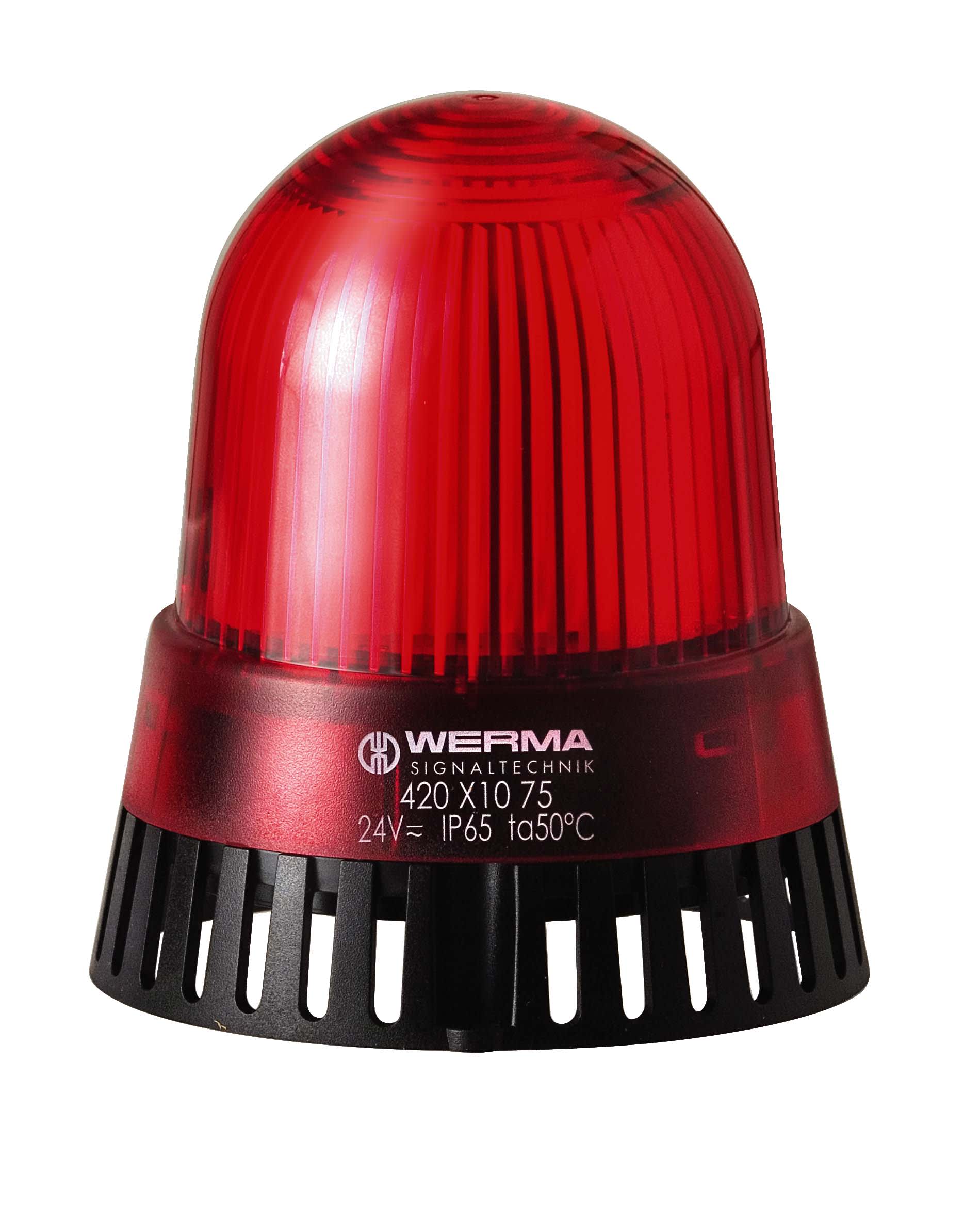 WERMA ITALIA SRL - WRA42012075 SIRENA A LED MULTI-SUONO BM 8 SUONI 24VA
