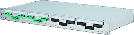 Metz - MEZ150205BA06-E OpDAT PF Patchfeld splice 6xSC-D (aqua),